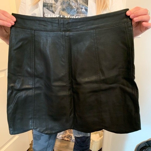 Leather Skirt - Picture 1 of 3